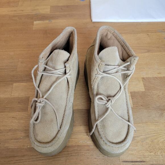 🔴 3/$25 Sao By Stacy Adams Chukka Chunky Leather Boot Neutral Shoe Men's 6 - Picture 8 of 15